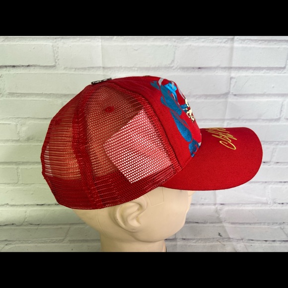 Cliff Raven Artwear Koi Fish Tattoo Embroidered Mesh Back Trucker Snapback Hat - Picture 6 of 9